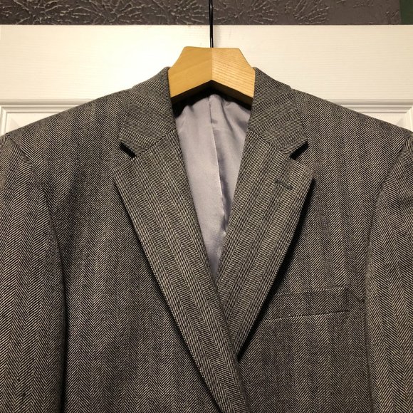 SADDLEBRED men's 100%lambswool sport coat jacket blazer size: 42R
